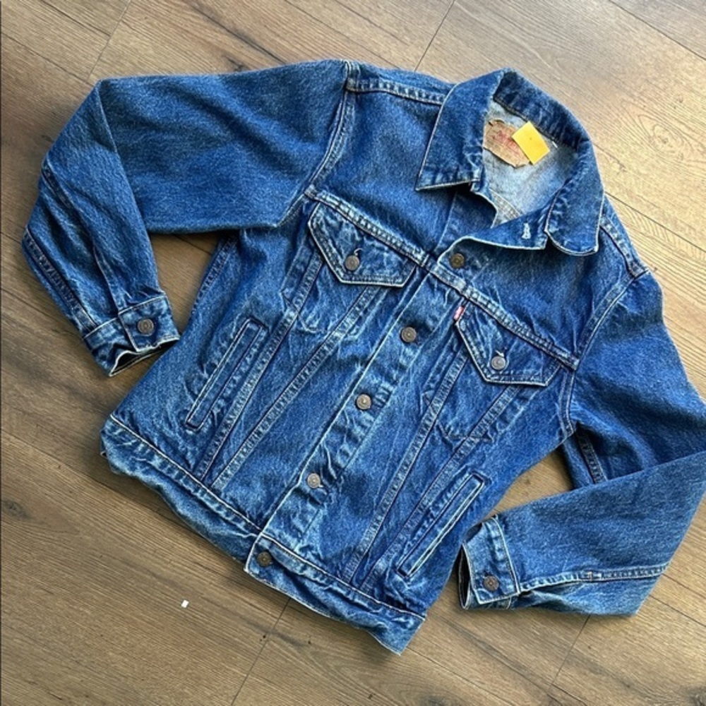 Levi's Vintage made in USA Blue Denim Jacket ! Small